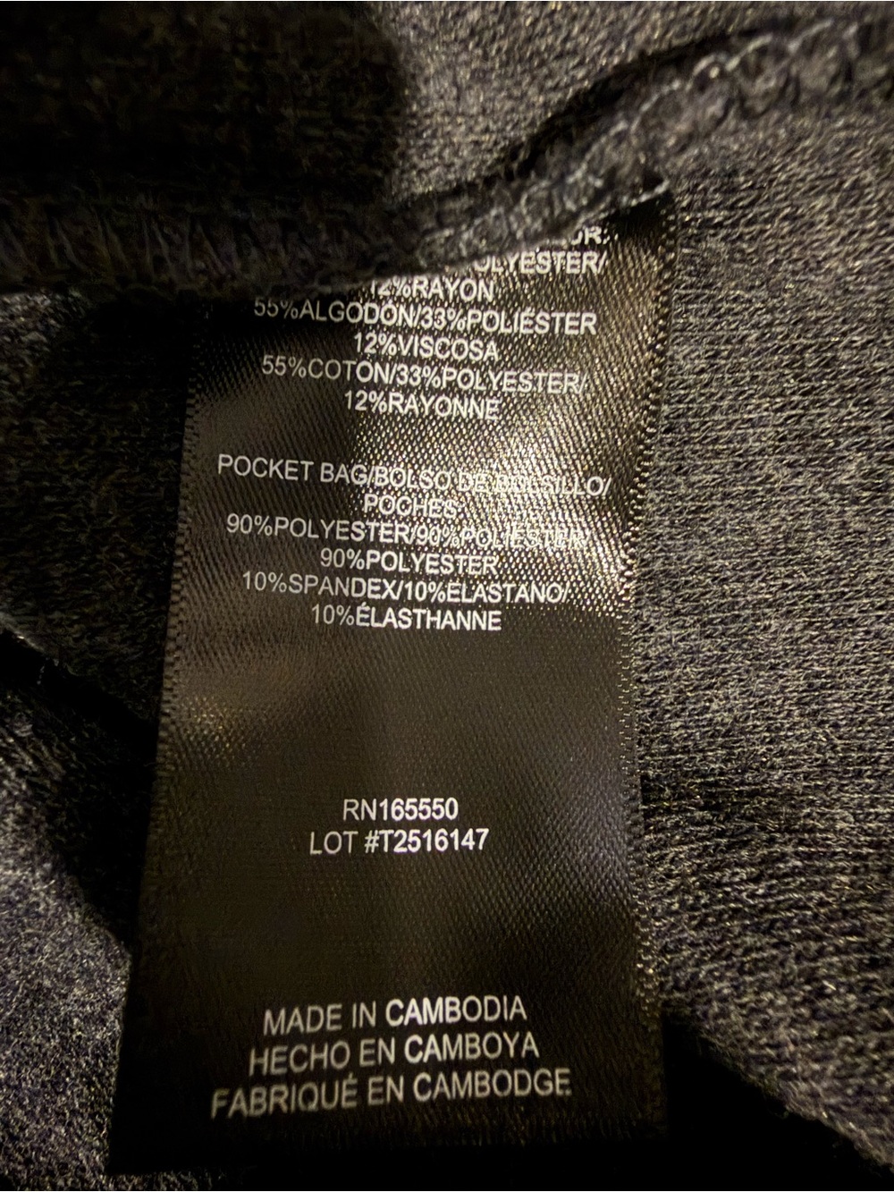 Women's Charcoal Button-Up Shacket Jacket - Picture 6 of 7